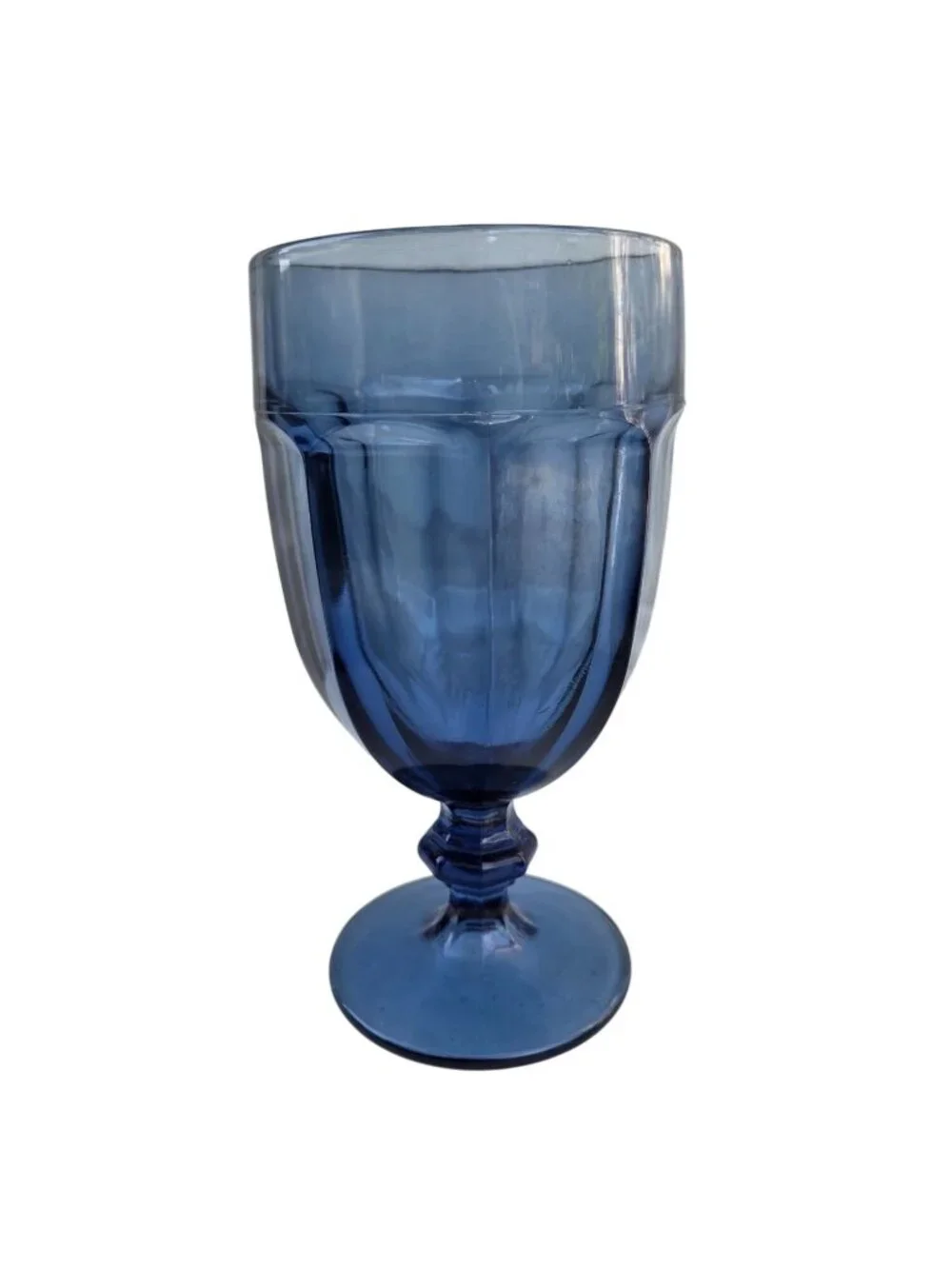 2 Libbey Gibraltar Duratuff Dusky Blue Iced Tea Goblets 12 Oz